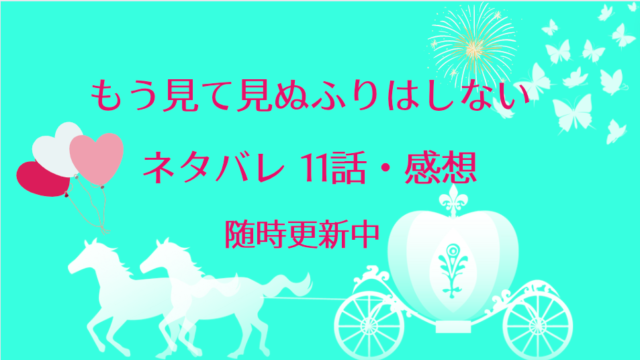 もう見て見ぬふりはしない ネタバレ11話 感想 完璧な姿でいざ王宮へ 妻が気になるスティーブン 物語タイム